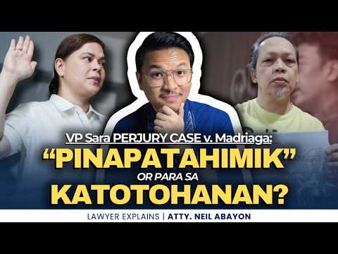 VP Sara FILES PERJURY CASE—