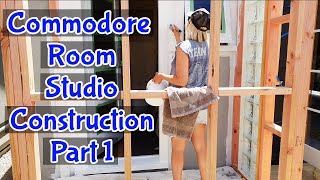 Commodore Computer Room/Studio Construction Part 1