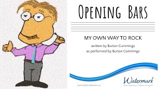 OB ‣ My Own Way to Rock - Burton Cummings (Piano Tutorial)