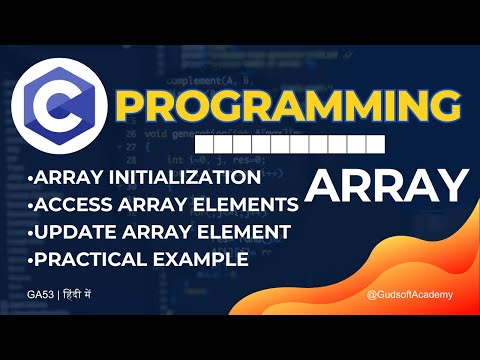 Array Initialization Access Array Elements Update Array Element Practical Example
