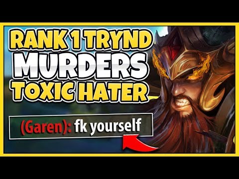 #1 TRYNDAMERE WORLD MURDERS TOXIC GAREN ONE-TRICK (HIGH-ELO REVENGE) - League of Legends