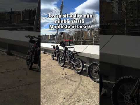 Minkä näistä Mopoista ottaisit?🤔    #mopo #sähkömopo #talaria #surron #fyp