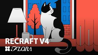 New Model Tutorial: Recraft V4 & Recraft V4 Vector | FLORA AI