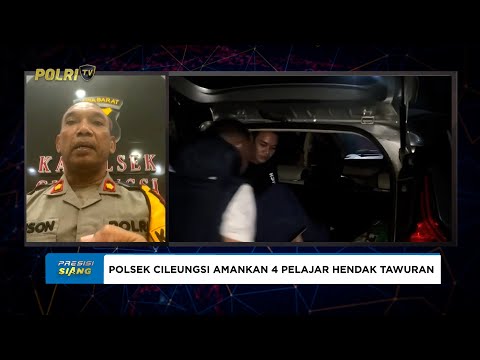 LIVE - KOMPOL EDISON ANTISIPASI TAWURAN PELAJAR
