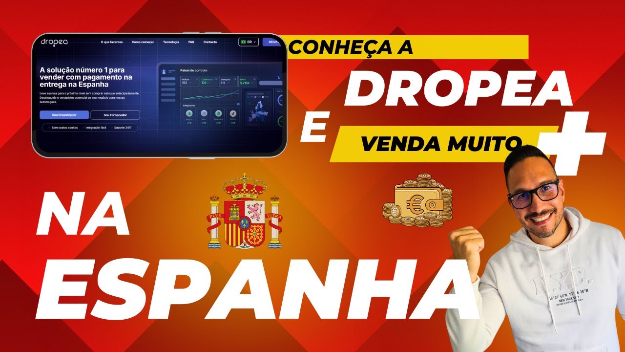 🤑 DROPEA: NOVA PLATAFORMA PARA VENDER NA ESPANHA 🚀 #dropshipping