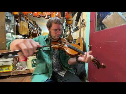 1920s German Fine-Quality Strad-Copy 4/4 Violin (VIDEO! Fresh Adjustments, Ready) image 22