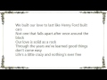 George Jones - Solid as a Rock Lyrics