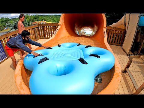 FAST Dune Runner 4-Person Waterslide at Camelbeach Water Park