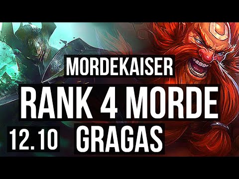 MORDE vs GRAGAS (TOP) | Rank 4 Morde, 6 solo kills | KR Grandmaster | 12.10