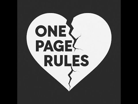 Falling Out of Love With One Page Rules