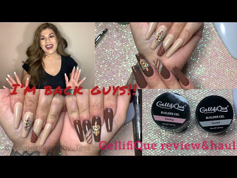 I’M BACK!!🤗Apres/LazyGirlMethodFor Beginners|ChocolateSwirlSet|DoinMy DominantHand|GellifiqueReview