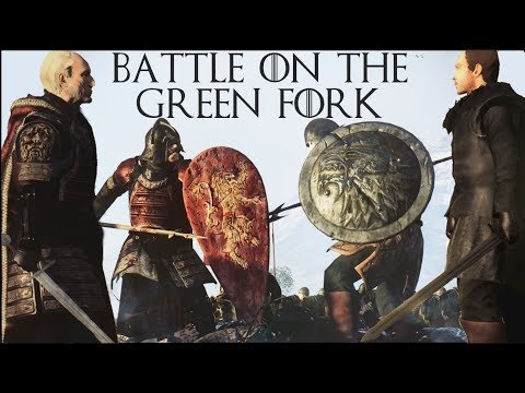 TYWIN LANNISTER VS ROOSE BOLTON l Battle on the Green Fork l The Battle of the Five Kings GoT Lore