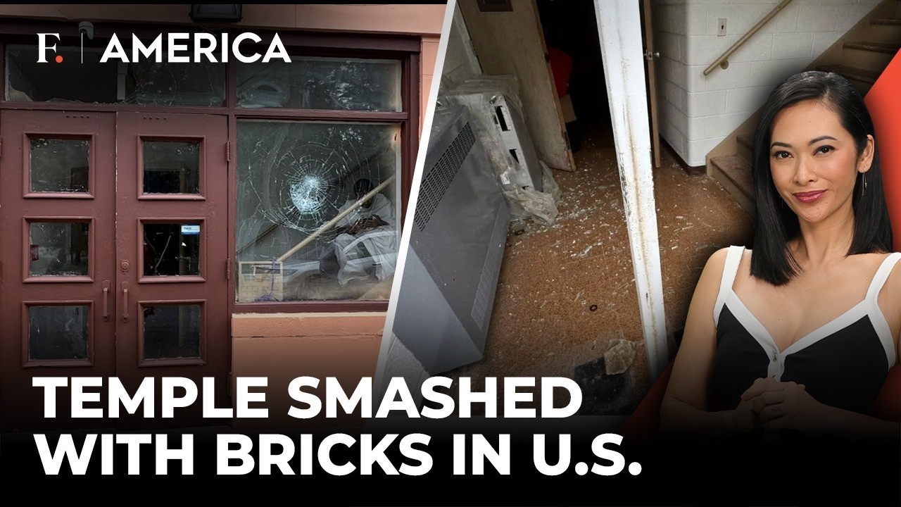 Ohio Hindu Temple Vandalised During Worship, Windows Shattered By Bricks | Firstpost America