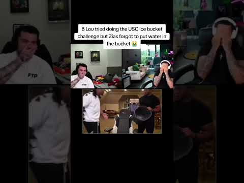 Blou and Zias try ice bucket challenge but forgot the water #streamer #faze #fazeclan #funny #memes