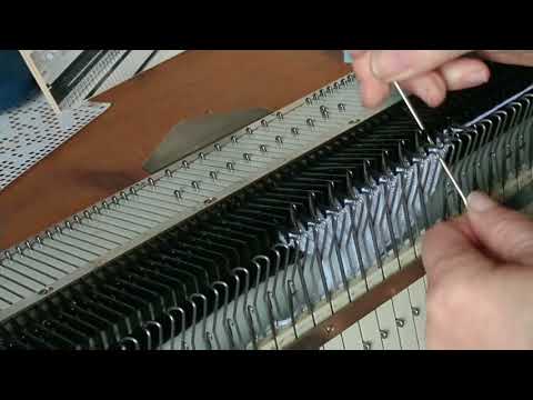 Ribber basics for the KnitKing am3/Knittax 4500