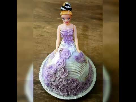 Barbie Doll Cake Decorating Ideas #shorts