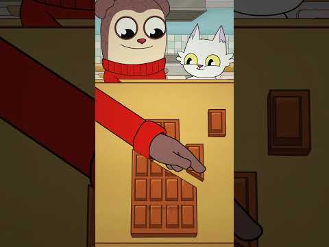 Infinite Chocolate Trick! 🍫 LIKE if you want unlimited chocolate too! (Animation meme) #shorts