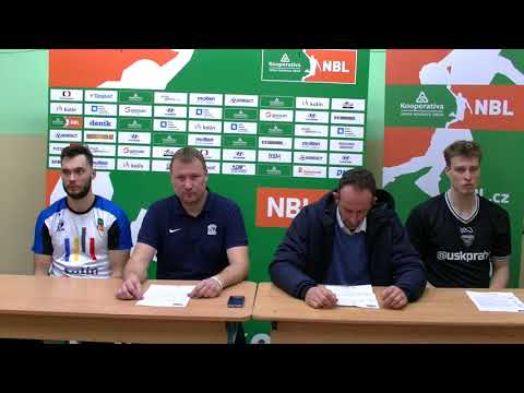 Tisková konference: BC GEOSAN Kolín - USK Praha 20. 1. 2018