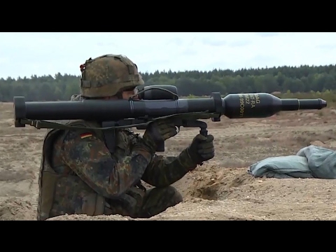 The Powerful German Panzerfaust 3 Anti-Tank Weapon In Action
