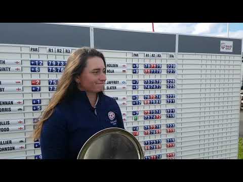 Lily May Humphries, winner of the 2019 Ladies Welsh Open Stroke Play