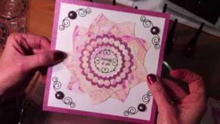 preview picture of video 'Cindy's Creative Inspirations Smooch Ink Marble Paper'