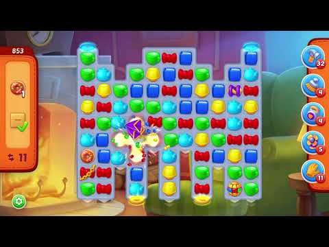 Homescapes Level 853 - 12 Moves - 4 Gifted Boosters