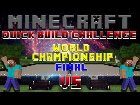 RageGamingVideos - Minecraft Quick Build Challenge - World Championship! (Finals: Niko2Two vs MrMWeiss)