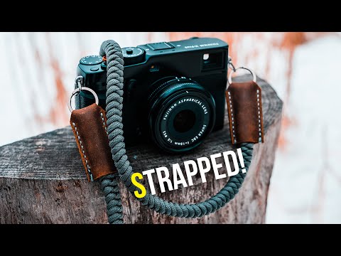 Making A Snake Knot Paracord Camera Strap With LEATHER x PARACORD x TITANIUM!