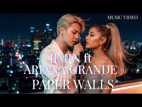 JIMIN FT ARIANA GRANDE - PAPER WALLS  - MUSIC VIDEO (AI version)
