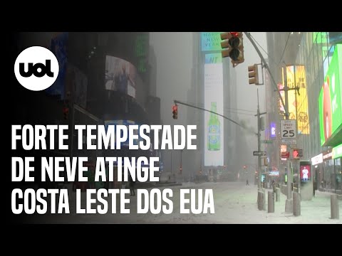 Tempestade de neve paralisa rotina de 70 milhões na costa leste dos EUA
