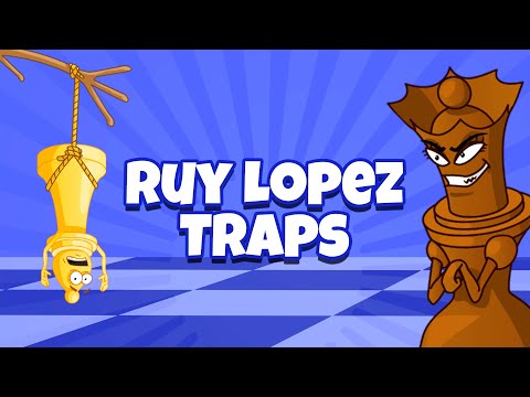 5 QUICK TRAPS in the Ruy Lopez Opening | ChessKid