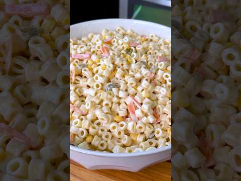 Sopa Fría Pasta Ensalada de Coditos Recipe