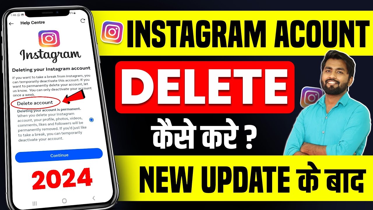 Instagram Account Delete Kaise Kare Permanently | instagram account delete kaise kare | insta id del