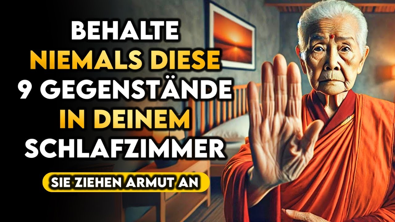 9 Dinge, die du aus deinem Schlafzimmer ENTFERNEN solltest, SIE ZIEHEN ARMUT UND RUIN AN  Buddhismus