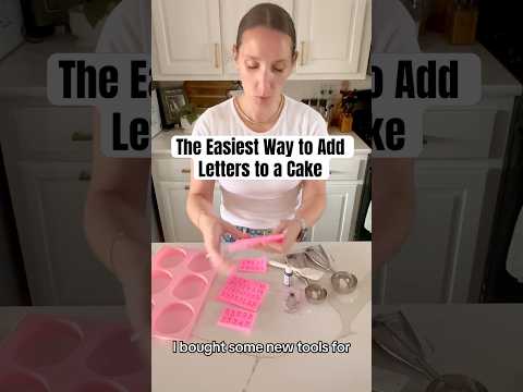 The Easiest Way to Add Letters to Cake