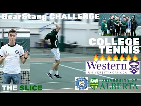 Canadian University Tennis - The BEARSTANG Challenge: UofA vs. Western | THE SLICE
