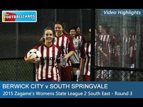 2015 FFV Womens Rd 03 - Berwick City v South Springvale