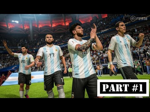 FIFA 18 World Cup Argentina Gameplay Walkthrough Part 1 - Group Stages