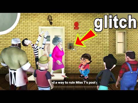 Scary Teacher 3D 5.14.1 - Tani Easily Pranks Miss T with Simple Glitch | Bell glitch