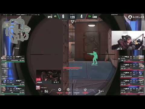 | SEN Tenz shocked about Loud Aspas OP flickshot in VCT CHAMPIONS 2022