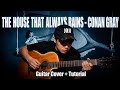 House That Always Rains Conan Gray Easy Guitar Tutorial