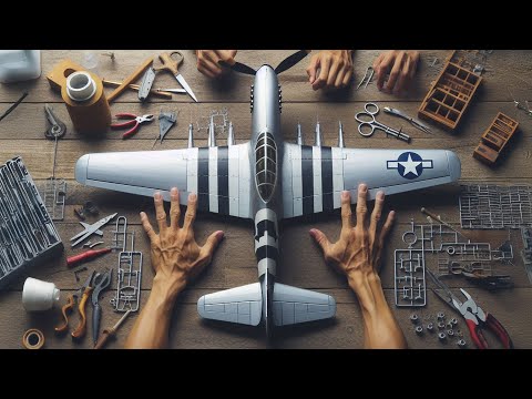 How to Build Eclipson Mustang P51 V2 - 3D Printed Scale RC Airplane