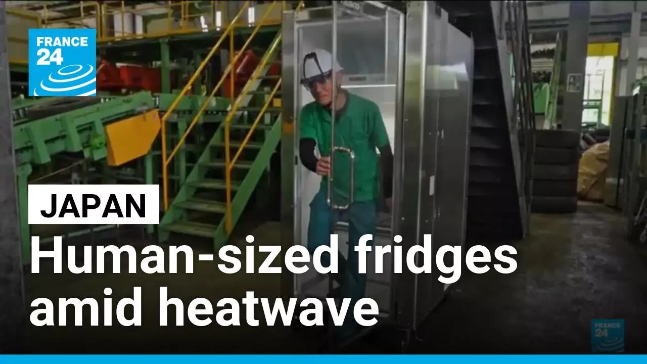 Fridges for humans during heatwaves in Japan • FRANCE 24 English