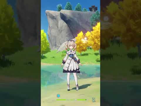［原神] 西风骑士团的祈礼牧师 芭芭拉 的特殊动作