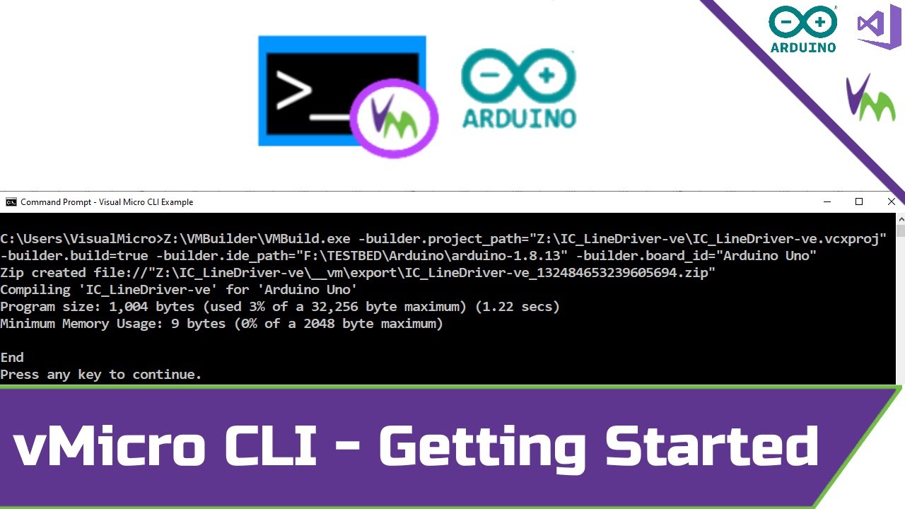 Visual Micro Command Line Interface - Getting Started