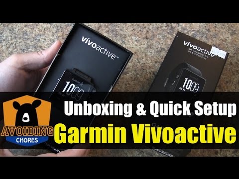 Garmin Vivoactive - Unboxing and Quick Setup with iPhone