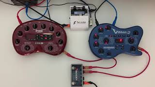 Video thumbnail for Line 6 Pod 2 VS Behringer V Amp 2 with Torpedo Notes Cab M by KUSH