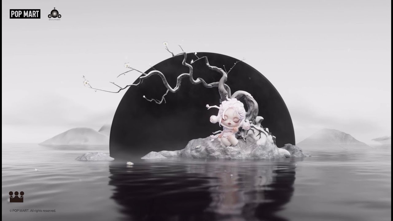 Іграшка-сюрприз POP MART з колекційною фігуркою SKULLPANDA серія The Ink Plum Blossom (SPB-01)