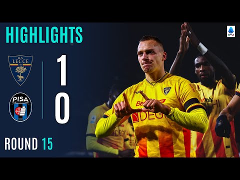LECCE-PISA 1-0 | HIGHLIGHTS | Stulic goes off the mark with an important win | SERIE A 2025/26