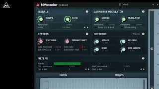 Video thumbnail for MVocoder Quick Introduction by meldaproduction